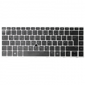 HP Elitebook Tastatur 745 840 G5 G6 L14377-041 silber Rahmen mit Backlit